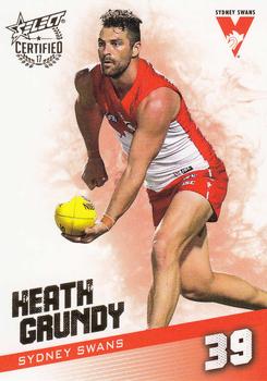 2017 Select Certified #189 Heath Grundy Front